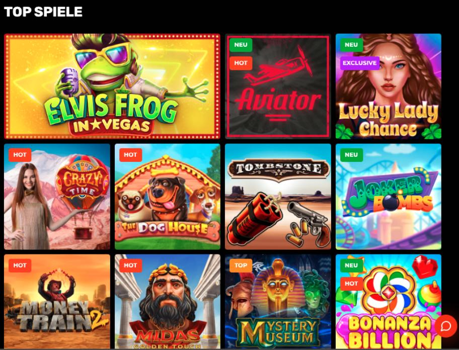 N1Bet Casino Spiele